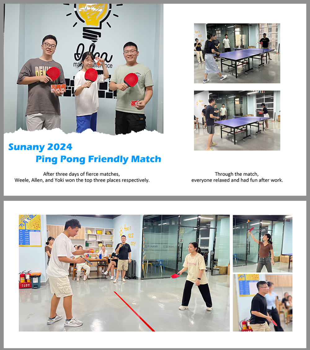 Sunany 2024 Ping Pong Friendly Match - Professional POS Hardware and a ...